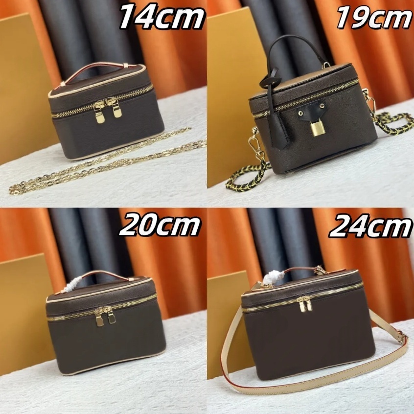 Designer Cosmetic Toiletry Bag Takashi Murakami Vanity Case Bag Makeup Travel Bag Clutch Shoulder Handbag Women Classic Pouch Wash NICE Mini BB Vanity Case M13747