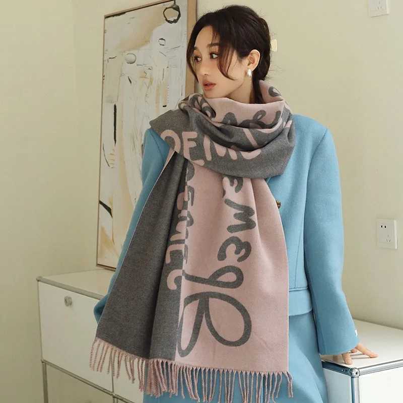 Cashmere Luo Home Premium Scarf Womens Gift Winter Versatile Premium Long Warm Thick Shawl Dual UseW251030