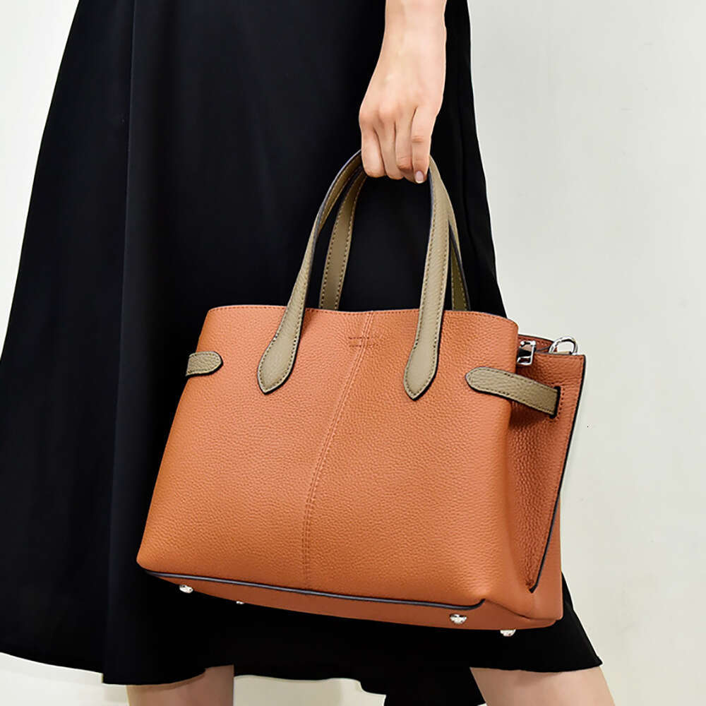 Luxury Bag Designer Genuine Leather New High End Crossbody Commuter Cowhide Tote Bag Women S Handbag