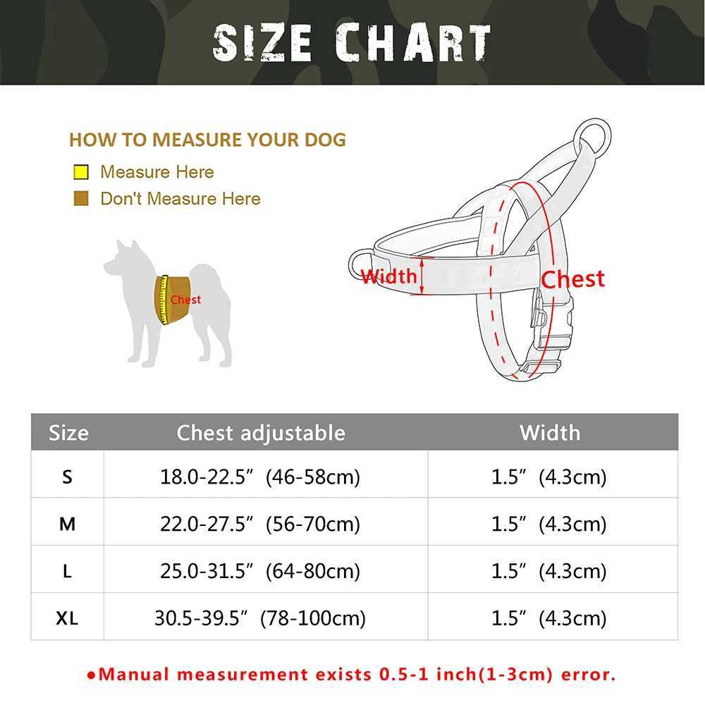 Nylon Durable Dog Harness No Pull Pet Harness with Handle Reflective Training Harness for Small Medium Large Dog German Shepherd C251031