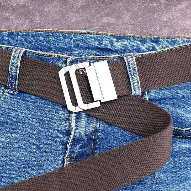2026 Men Belt Fashion Unisex Army Waist Belts Jeans Male Casual Luxury Canvas 38cm Webbing Waistband Ceinture 165cmW251030