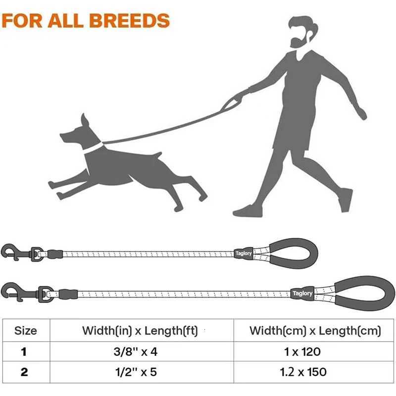 Double Strap for Dogs Lead Retractable Dog Leash for Big Strong Dog Pet Reflective Leash for Small Medium Dog Leash C251031