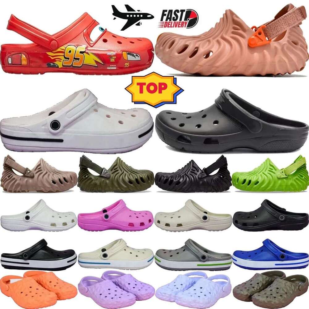 Classic Clog Sandals Lightning Kids Sandal Beach Clogs Red Black Pink Blue Yellow Brown White Outdoor Waterproof Men Women Green Flat Shoes