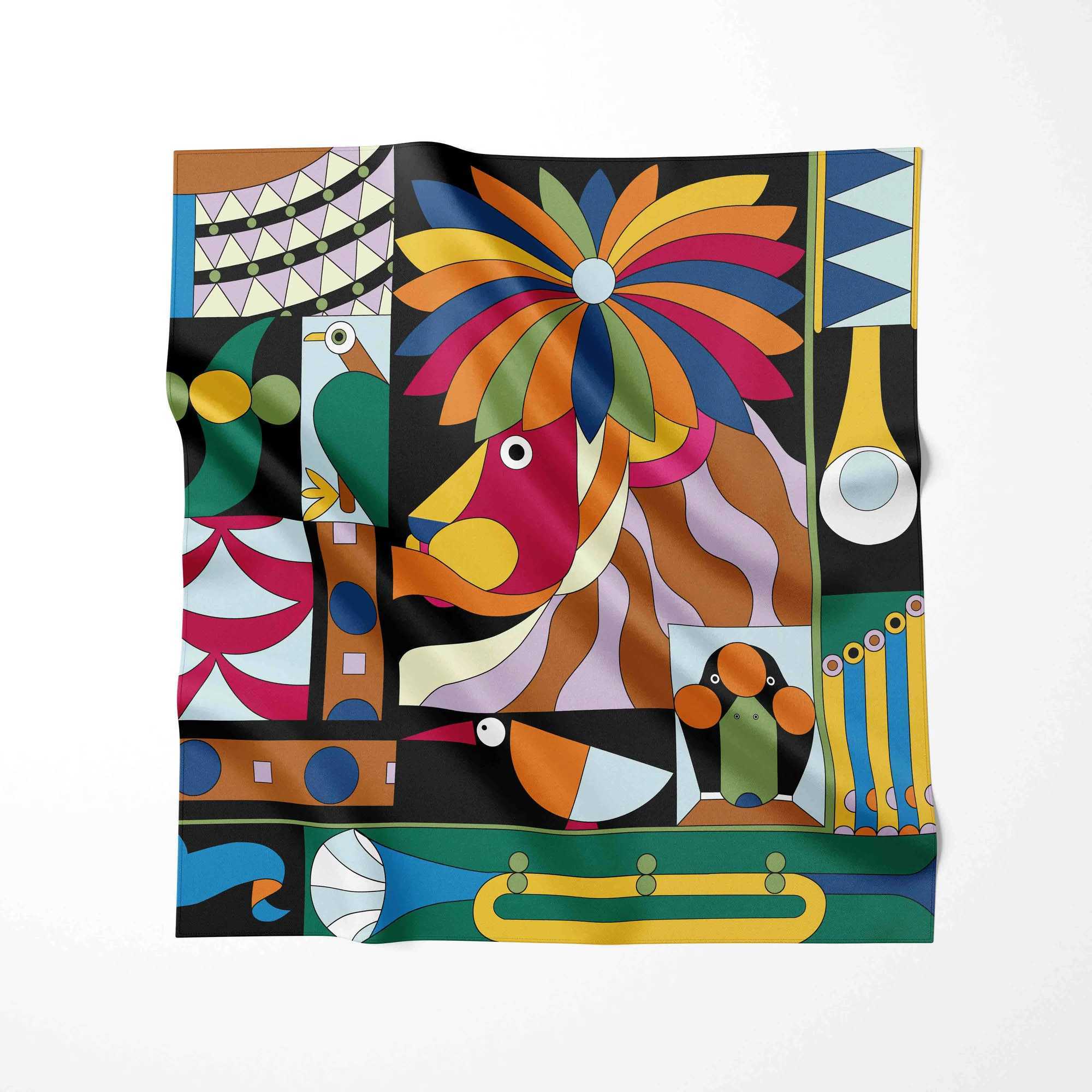 70cm70cm Designer Silk Scarf Women Shawl Floral Summer And Spring Print Stoles Square Bandanna Kerchief Female Foulard mufflerW251030