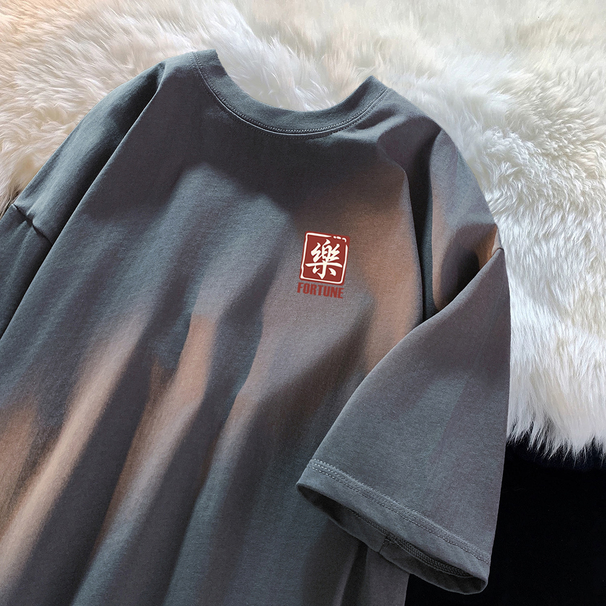 Summer Short Sleeve T-shirt For Men Designer T-shirt Versatile Simple Casual American Style Trendy Brand Pure Cotton Top Half Sleeve Tee