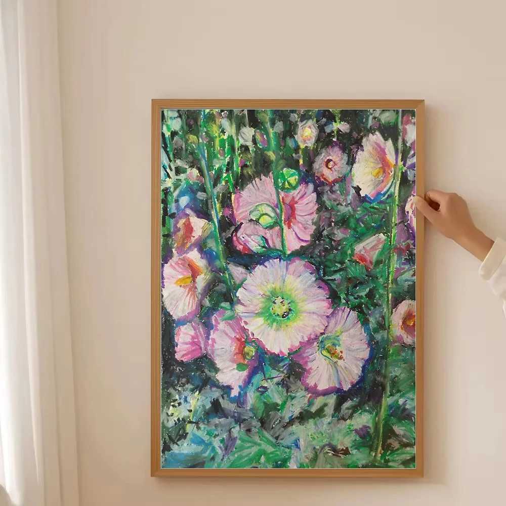 Floral Canvas Wall Art Flower Painting Botanical Decor Home Accent Living Room Picture Bedroom Art Colorful Print Modern Artwork C251031