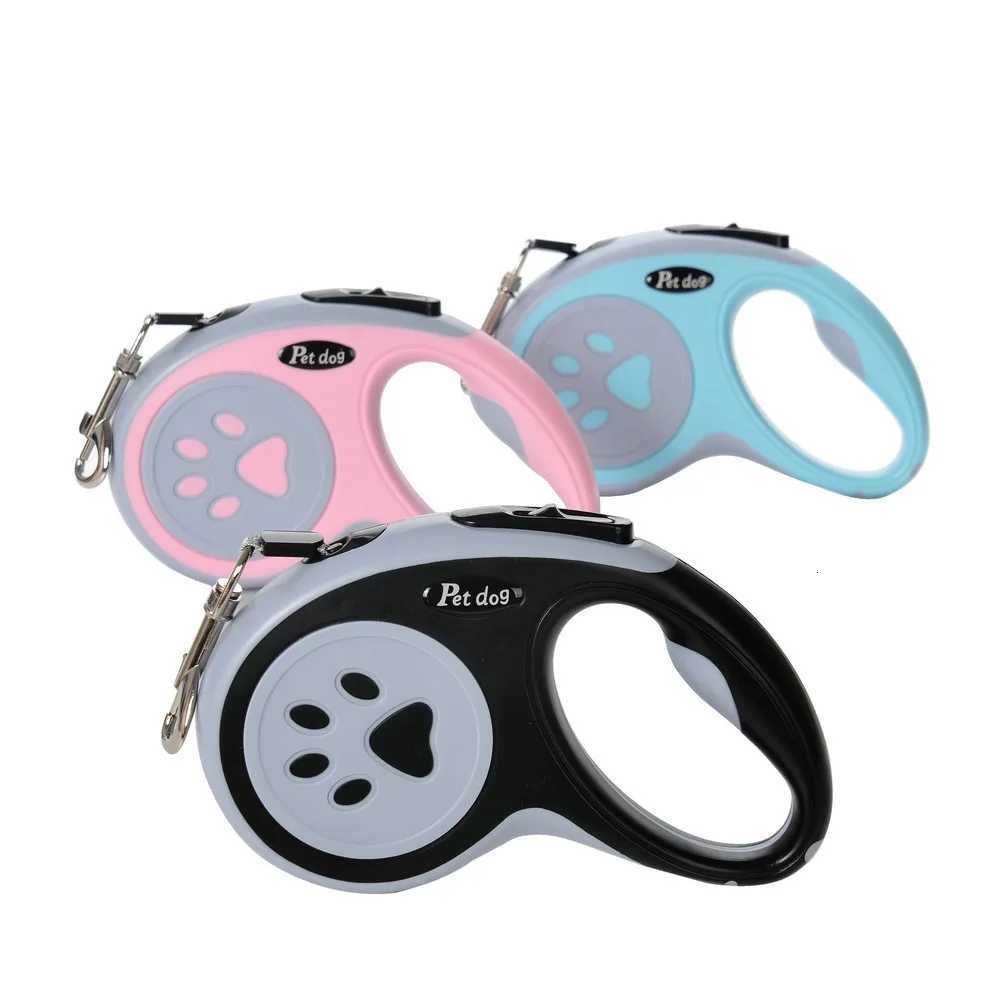 Automatic Retractable Pet Leash Bone Paw Print Telescopic Dog Leash Dog Leash Dog Leash C251031