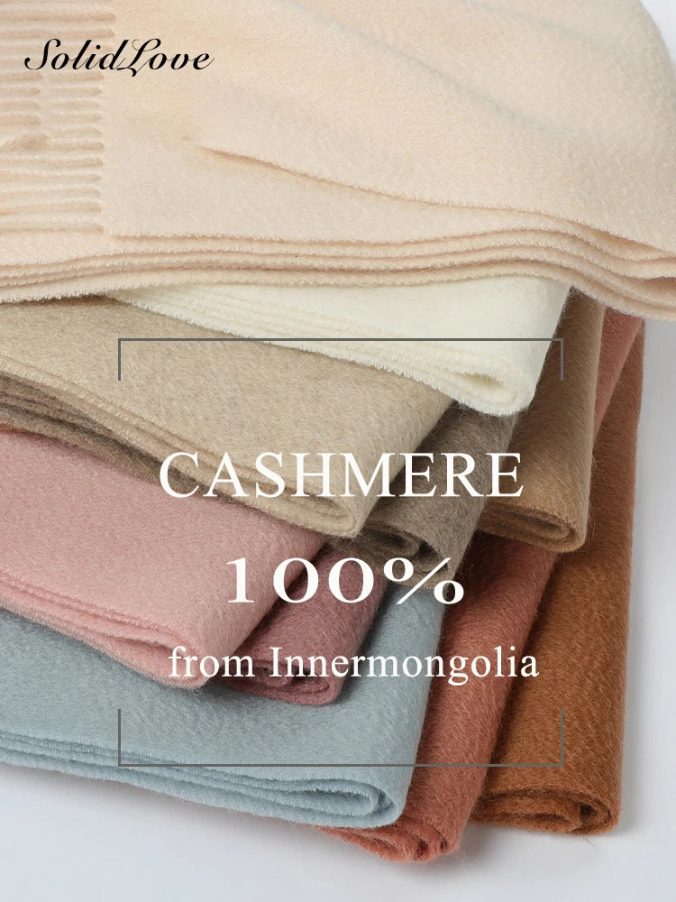 100 Cashmere Scarf … - image