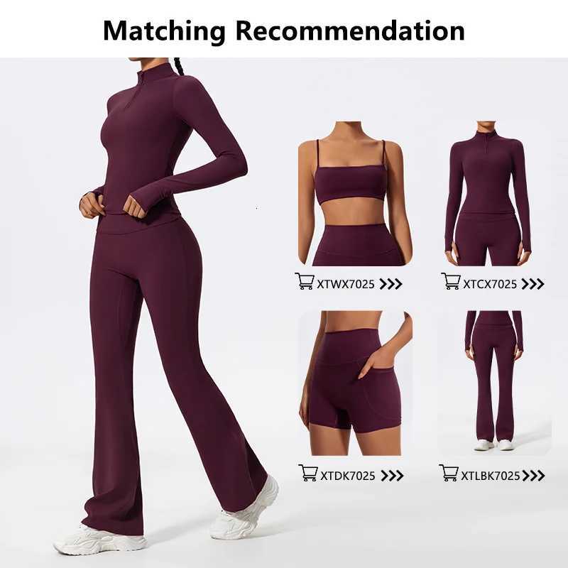 Hearuisavy Long Sleeve Workout Suit Sports Set Women QuickDrying Gym Bra Set Women Short Tracksuit Running Workout Yoga Clothes H251031