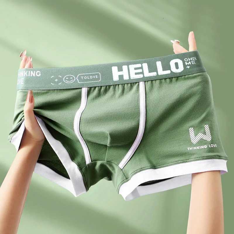 2025 Mens Underwear Cotton Underwear Letter Waistband Comfortable Breathable Soft Boxer Shorts Fashion Casual Sports ShortsT251031