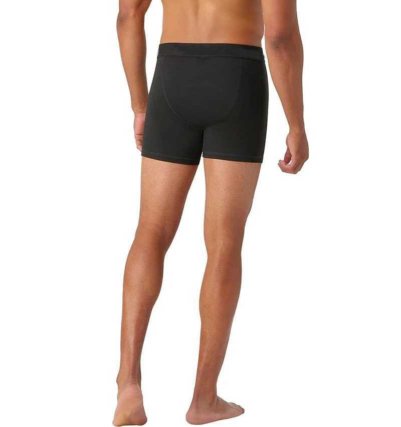 Mens Merino Wool Underwear Boxer Briefs 87 Merino Wool Boxers Soft Breathable Moisture Wicking Sports Fitness BoxershortsT251031
