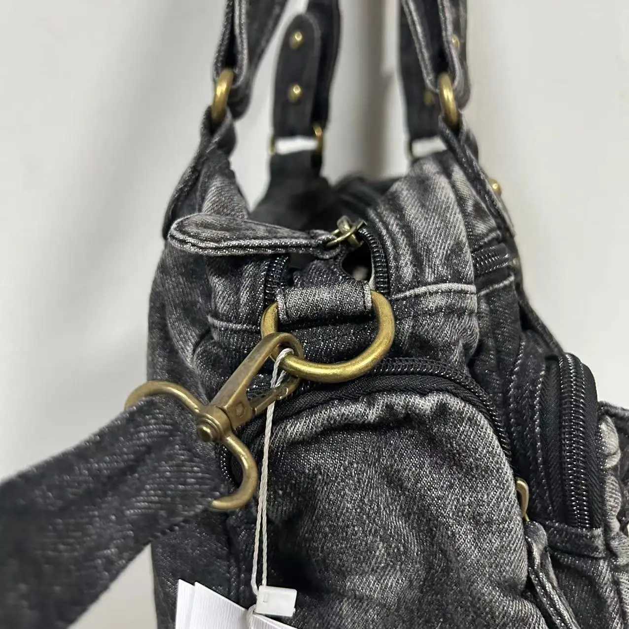 Angelkiss Women Handbags Satchel Tophandle Handbag Denim Shoulder Bag Dumpling Pack Give Gifts Shoulder Bags Phone Money Pack W251031