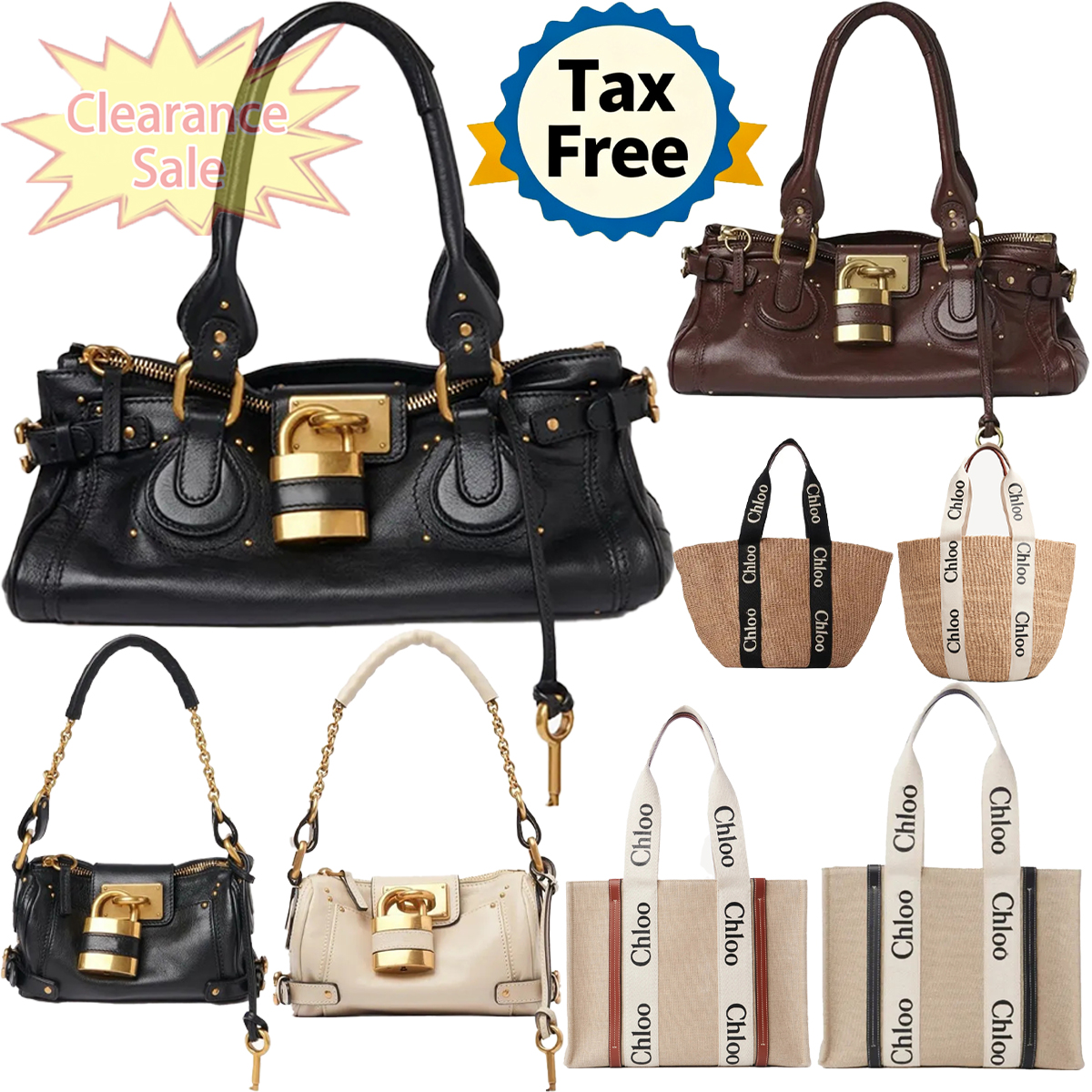 Tote Bag Designer Bag Luxury Bag Gold Metal Hardware paddington bag Grain leather handbag Retro Lock Head Bag woman Handheld Crossbody bag High quality New