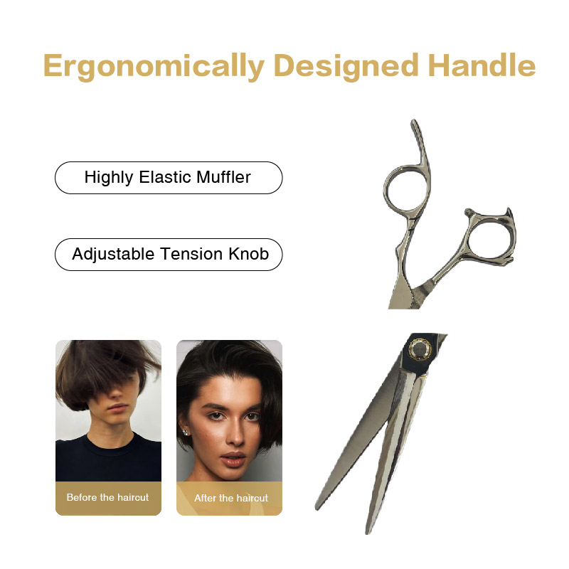 Professional Barber Shears High-Quality Hair Cutting Scissors Made of Japanese VG10 Material-CS06