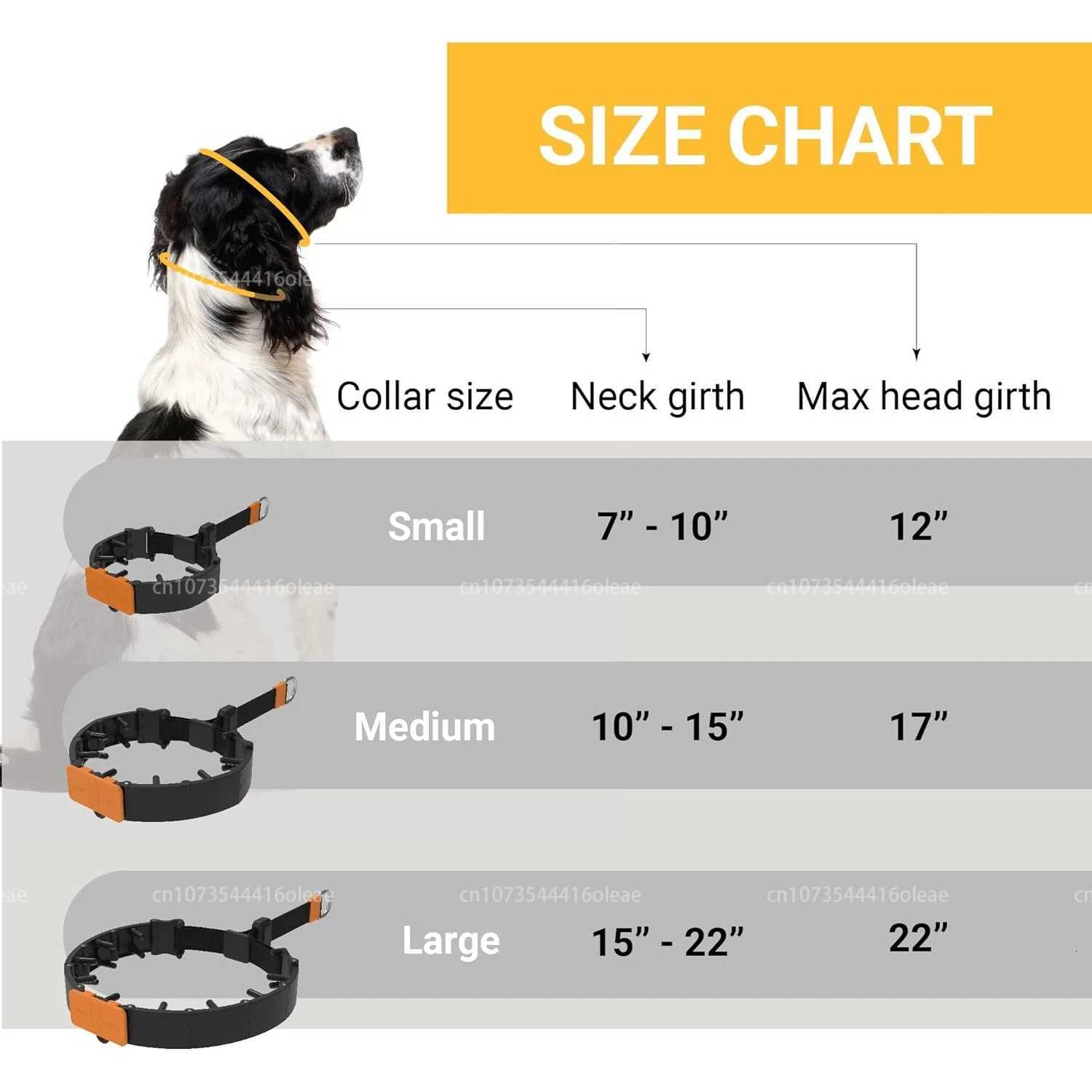 Dog Prong Collar for NoPull Training QuickRelease Buckle Adjustable Pinch Collar Dog Training Collar for Large Dog C251031