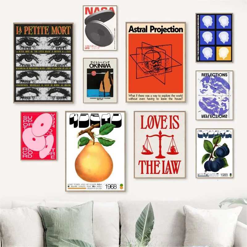 Vintage Japanese Wall Art Print Posters ic Abstract Mid Century OKINAWA Canvas Painting for Modern Living Room Home Decor C251031