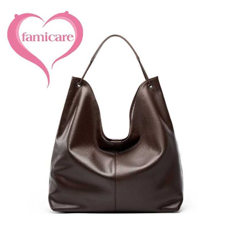 New Womens Large Capacity Genuine Leather Handbag Fashion Single Shoulder Underarm Bag for Ladies Commuting Stylish Girls Bag W251031
