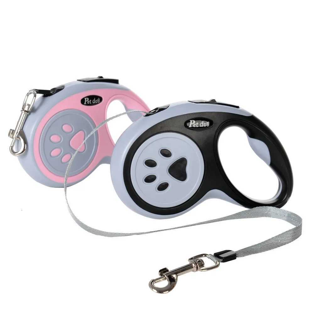 Automatic Retractable Pet Leash Bone Paw Print Telescopic Dog Leash Dog Leash Dog Leash C251031
