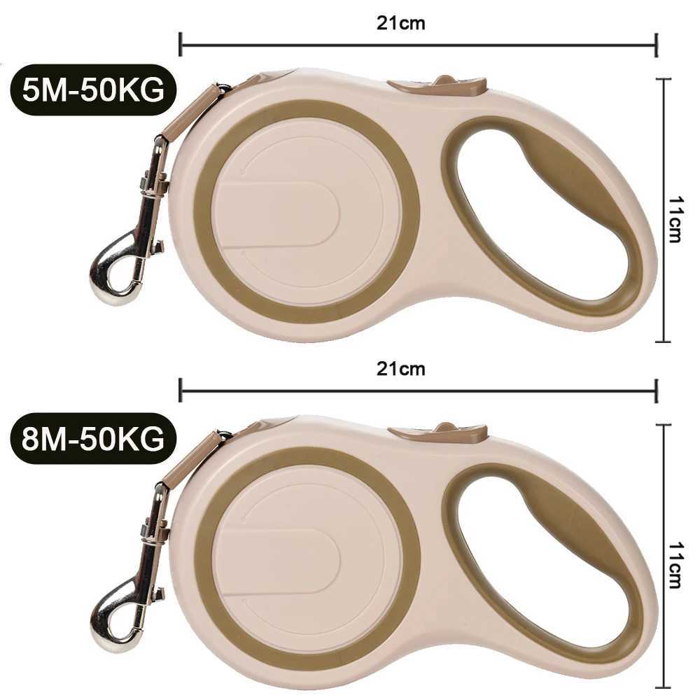 5M 8M 50kg Dog Leash Retractable Large Dogs Extendable Strap Long Strong Puppy Roulette Leash Walking Training Pet Accessories C251031