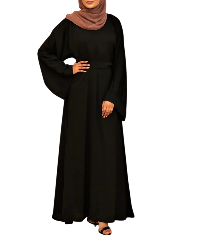 Ethnic Clothing Muslim Women Modest Simple Dress EID Ramadan Islamic Clothing
