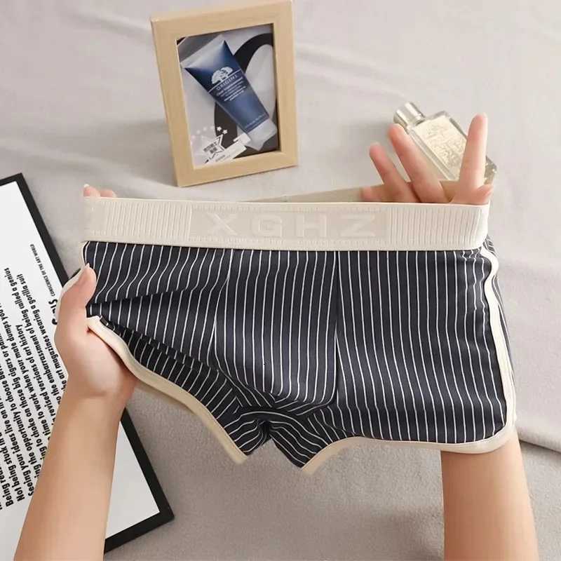 Striped Boxer Men Underwear Cotton Soft Fashion Boxershort Mens Boxers Man Cuecas Masculina Size M3XL YT88358T251031