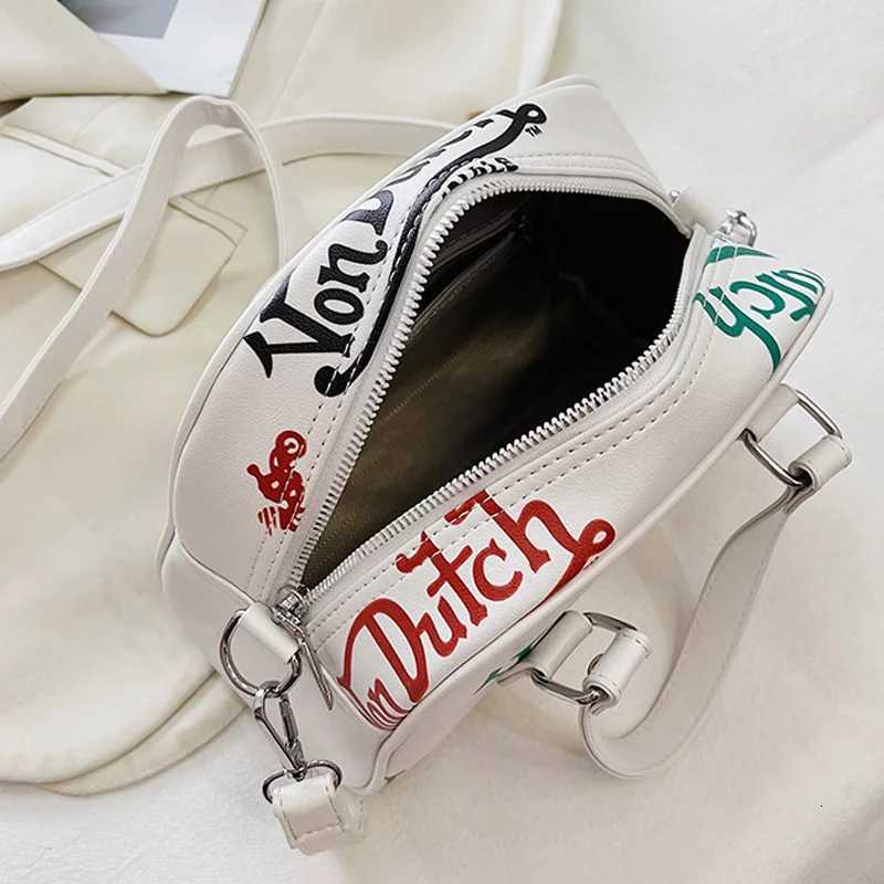 Womens Bag Large Capacity Leather Colour Printing Daily Commuter Womens Shoulder Handbag Bag Shopping W251031