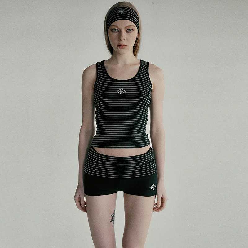 Badblood Sweatshirt Striped Tank Camisole Women American Spice Girls Embroidered Niche Casual Top C251031