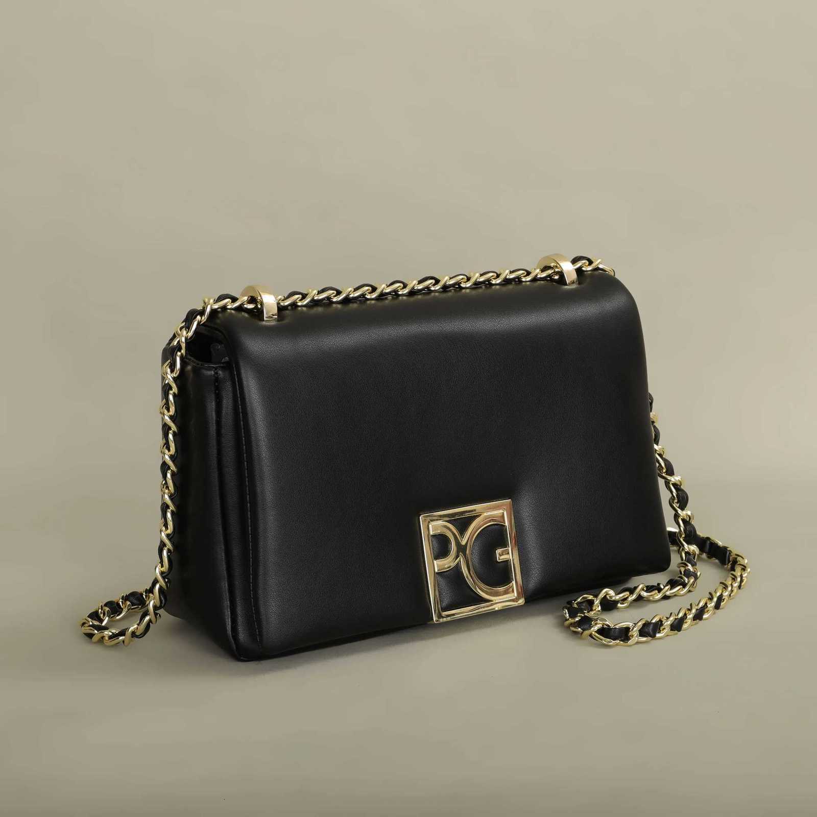 PG PATSY GARIS Luxury Brand Design Bright Ladies Crossbody Bag 2024 New Leather Refined Elegant Ladies Commuter Banquet Bag W251031