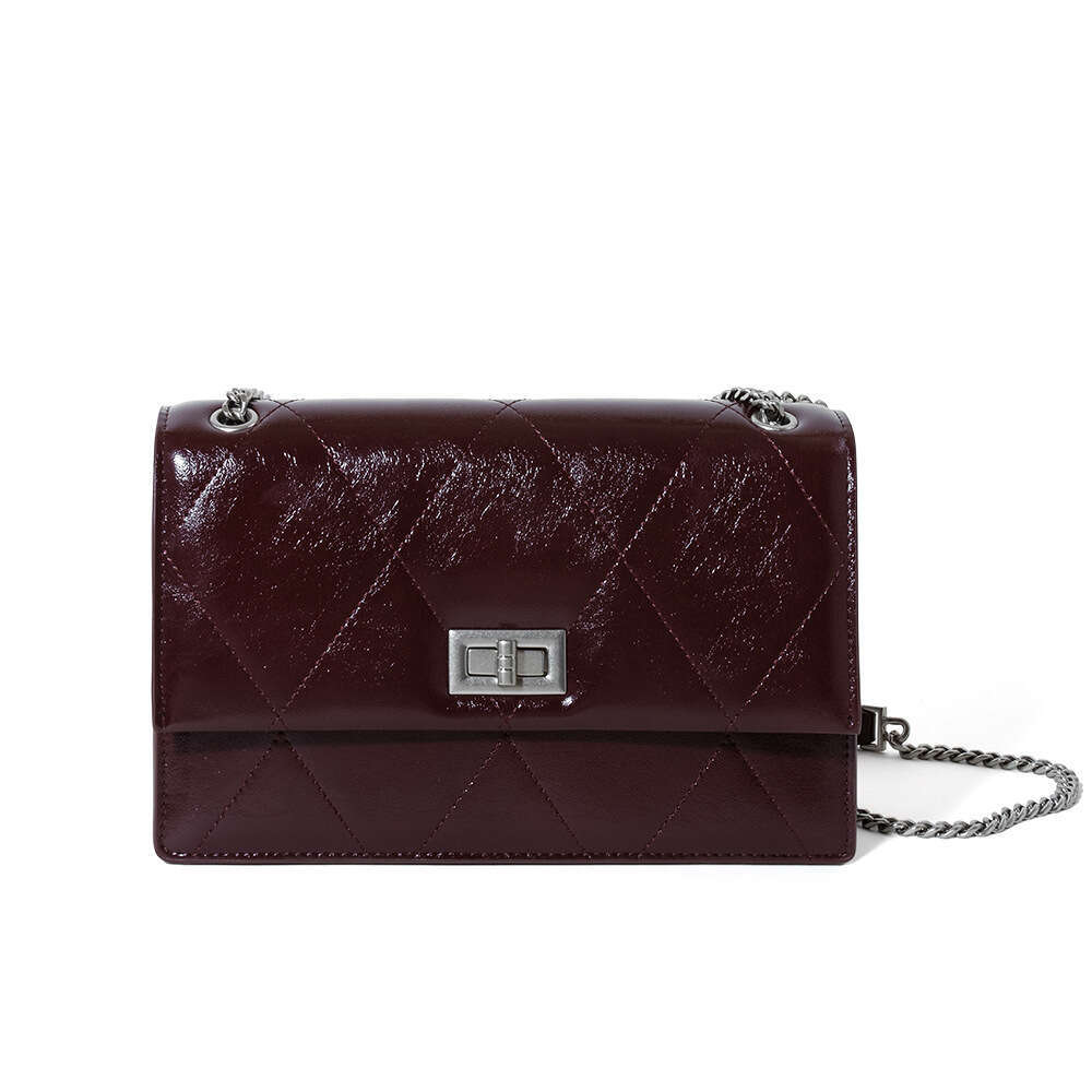 Luxury Bag Designer Autumn Winter Commuter Handbag Square Genuine Leather Women S Exquisite Small Single Shoulder Chain Crossbody Bag For