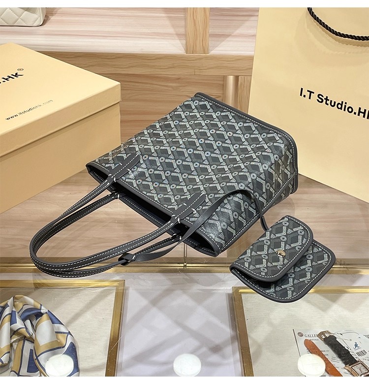 TOCCH LOGO desginer Pattern green PU Tote Bag Stylish Large Capacity Shoulder Bag for Womens Autumn Winter Fashion bags with small wallet