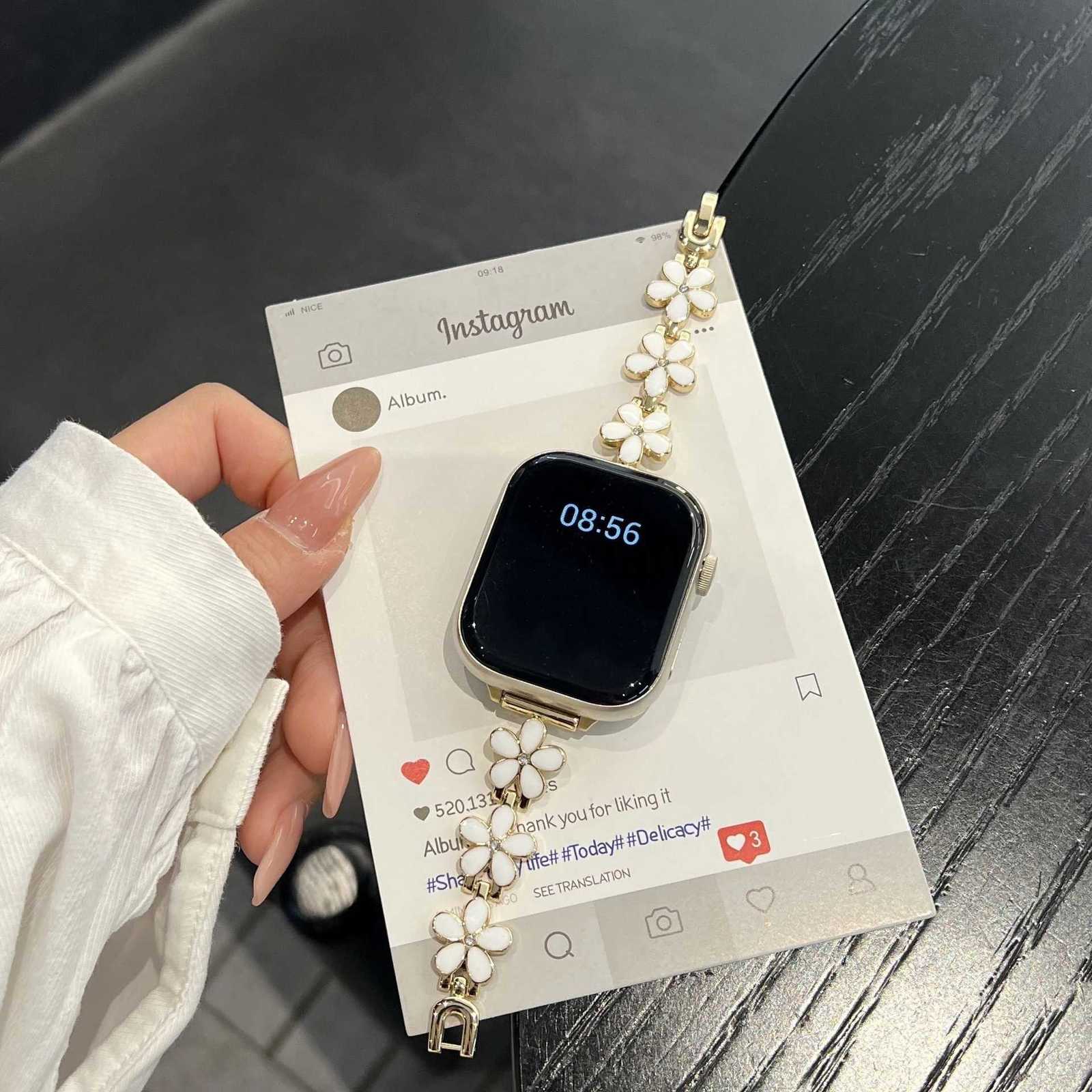 ar Colorf Metal bracelet link For Watch band Series 11876109 40mm 41mm 38mm 42mm 44mm 45mm 46mm Strap Y251031