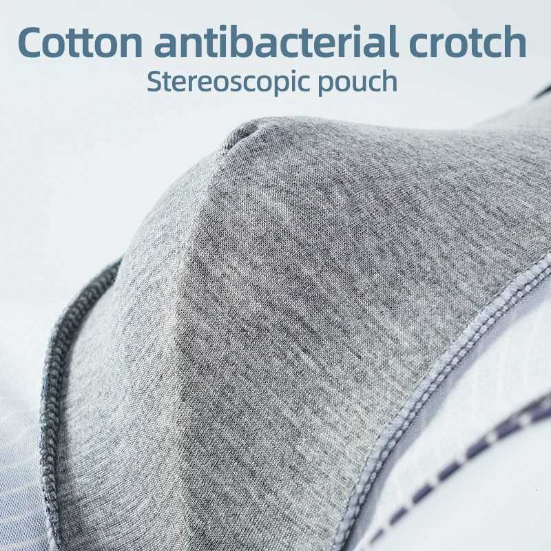 2PcsLot Stripe Boxers Briefs Men Underwear Knickers for Men Panties Underpants Shorts Fashion Lingerie Under Wear Sexy BoxerT251031