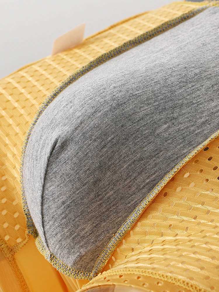 4PCS mens underwear comfortable solid color mens boxer briefs semimesh breathable trendy underwearT251031