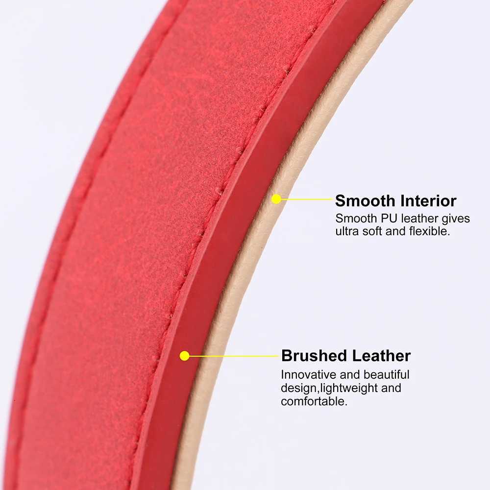 120cm Pet Dog Leash Soft PU Leather Padded Handle Dogs Lead Leash for Dog Walking Training German Shepherd Golden Retriever C251031