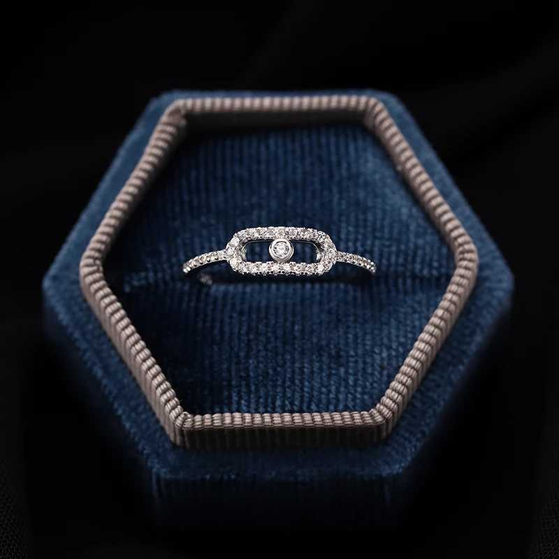 Exquisite 925 Sterling Silver Womens Ring Stylish Geometric Shape Womens Jewelry Anniversary Gift Wedding Ring W251031