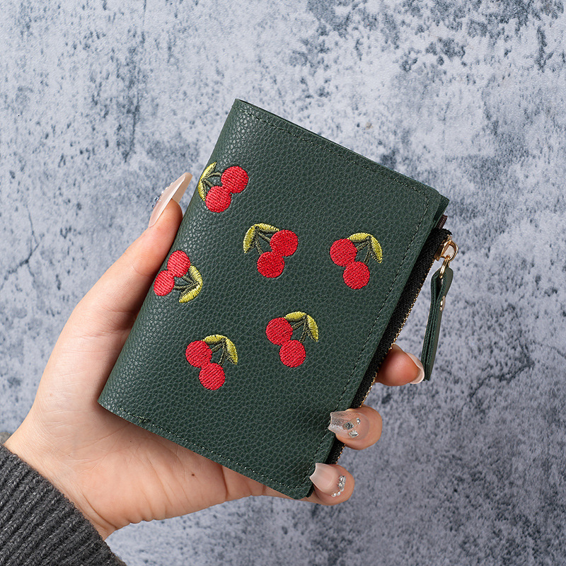 Designer Purses For Women Wallet Women Storage Fashionable Leather High Capacity Zipper Red Brown Multiple Card Slots Card Holder Credit Card Holder C