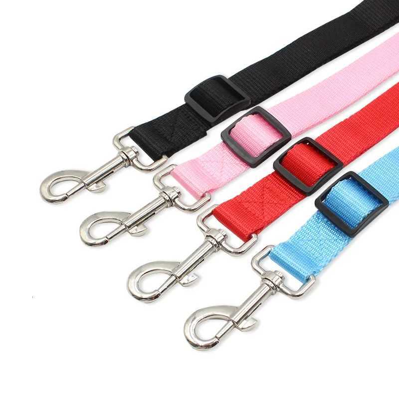 Double Twin Dual Coupler Dog Leash Two in One Strong Nylon V Shape Adjustable Pet Dog Leash Colorful Two Ways 2 Dogs Pet Lead C251031