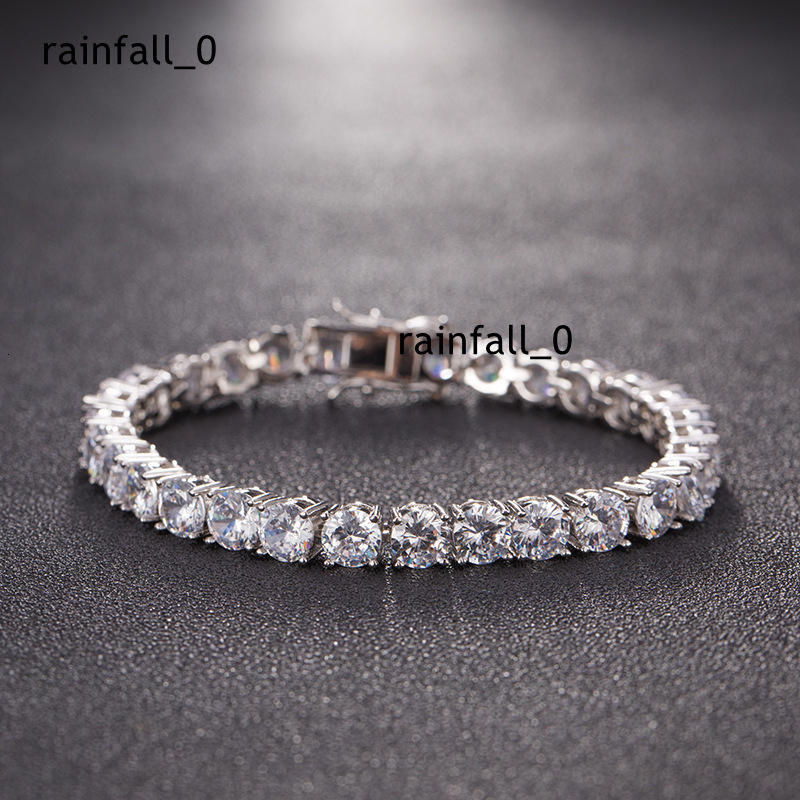 Lateefah OEM Iced Out Hip Hop Moissanite Jewelry 3mm High Quality Mens Moissanite Tennis Chain