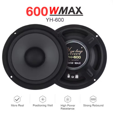 400W 500W 600W Car Coaxial Speaker HiFi Automotive Audio Full Range Frequency Subwoofer Enhanced Car Stereo Sound Dropshipping