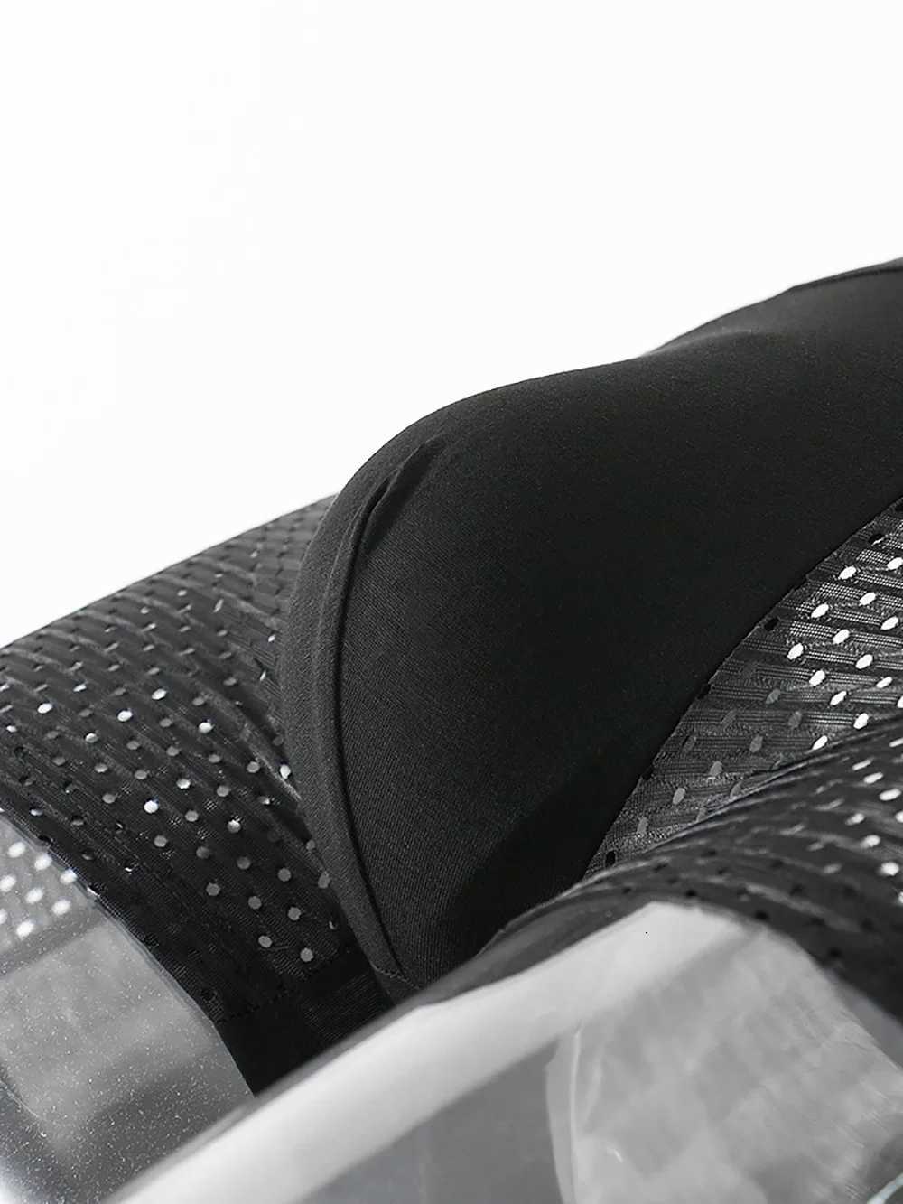 4PCS mens underwear comfortable solid color mens boxer briefs semimesh breathable trendy underwearT251031