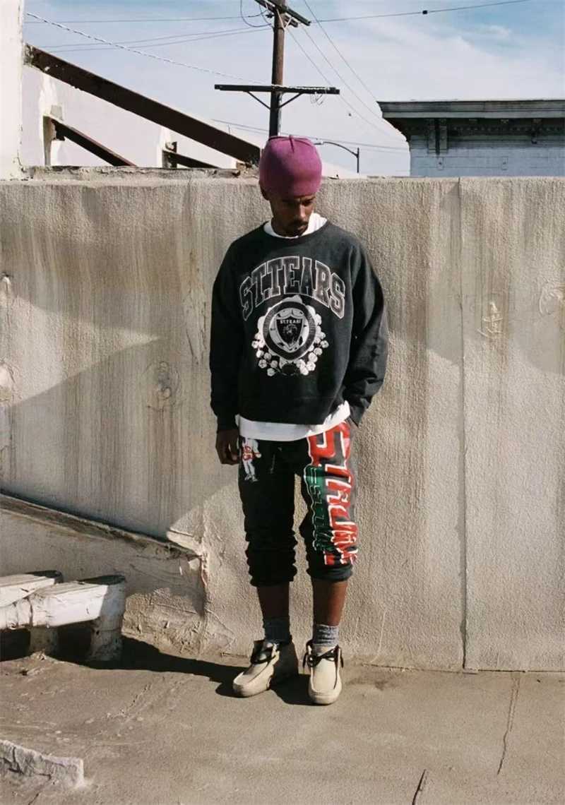 25SS SAINT Hoodies High Street Jesus Print Casual Wash Crewneck Sweatshirt For Men Women Oversize Cotton Unisex Versatile J251203