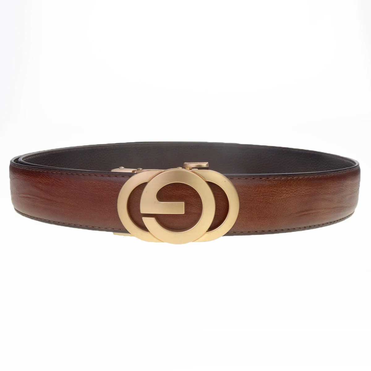 Fashion Mens Belt Mens Genuine Leather Belt Automatic Buckle Ratchet Belt Random Adjustment Letter G BeltW251030