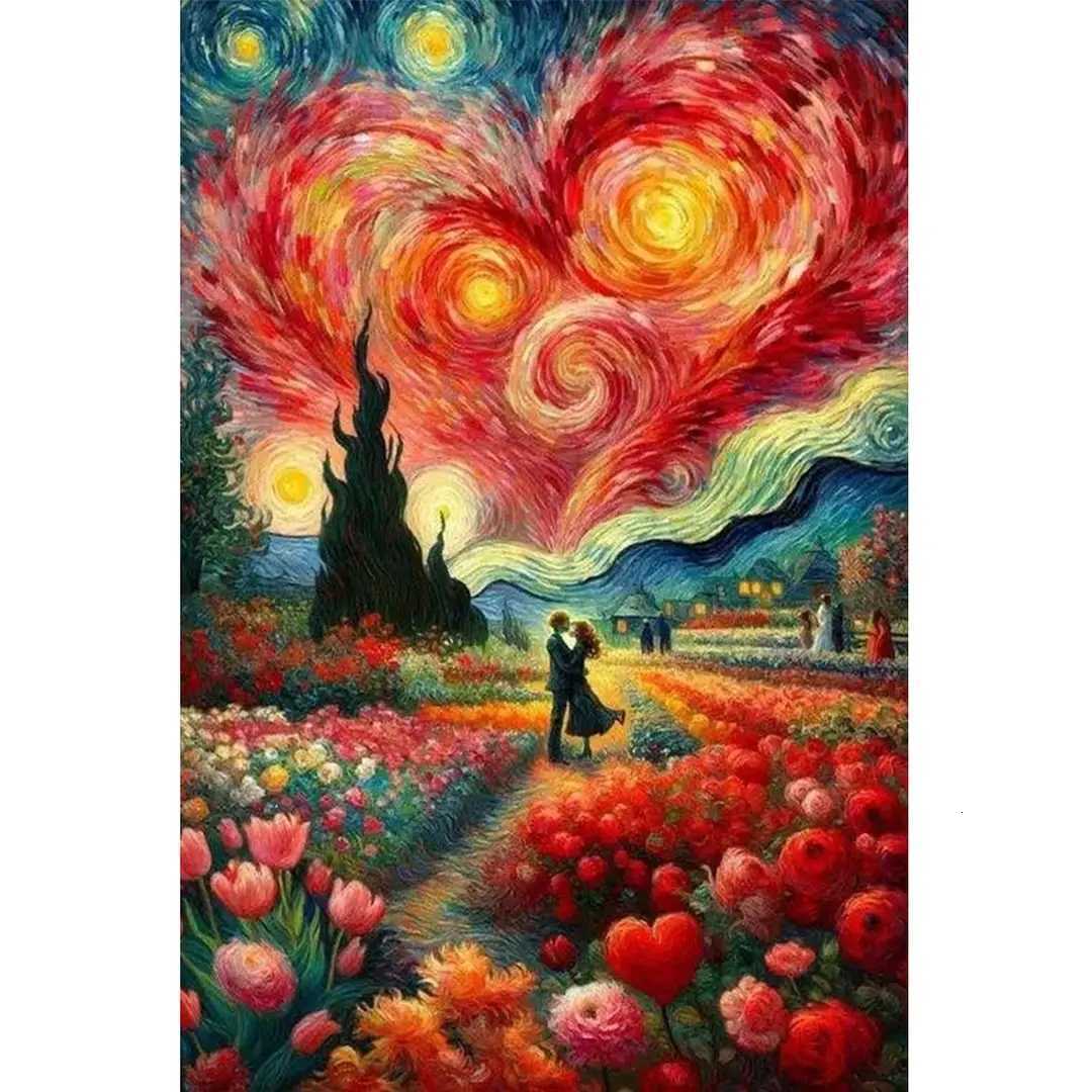 5D DIY Diamond Painting Art Flowers Sea Mosaic CrossStitch Kit Crystal Art Square and Round Stones Home Decoration Kid Gift C251031