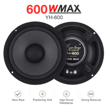 400W 500W 600W Car Coaxial Speaker HiFi Automotive Audio Full Range Frequency Subwoofer Enhanced Car Stereo Sound Dropshipping