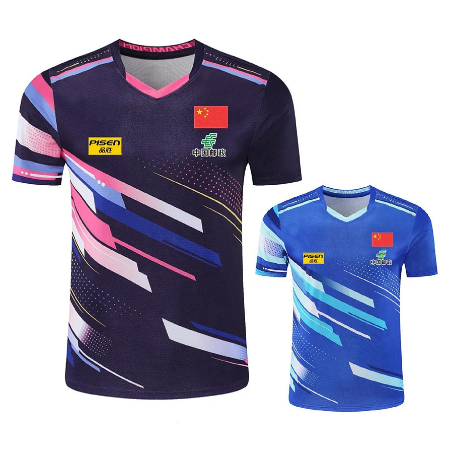 Personalize Text Aisan Cup Chinese TEAM Table Tennis shirts jerseys shorts for Men Women ren tennis pingpong tshirt 251030