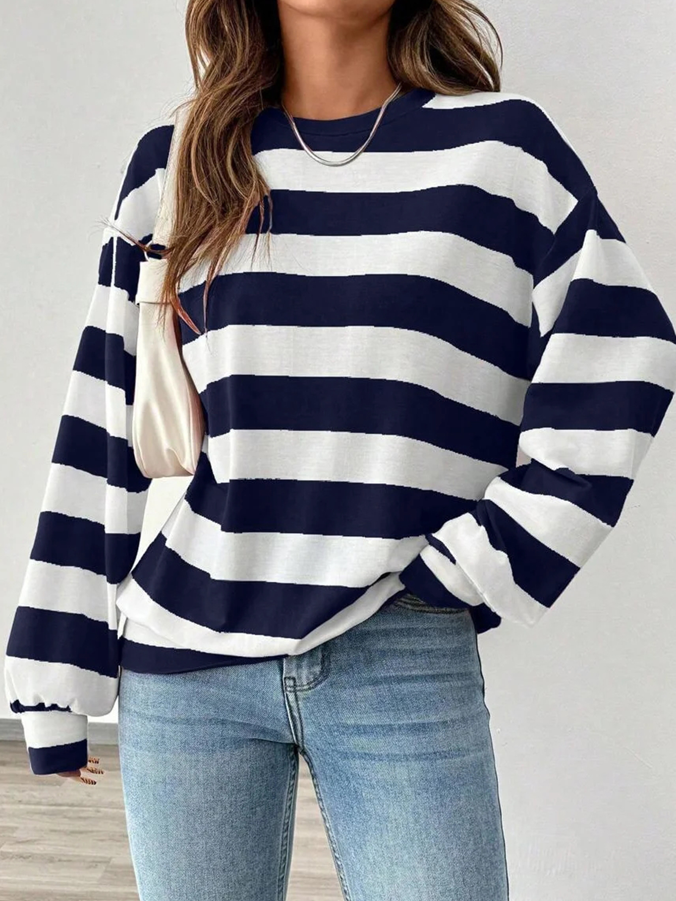 Autumn/Winter Collection: Ladies' Long-Sleeve Patterned Cardigan with Soft Touch Fabrication--CF56352