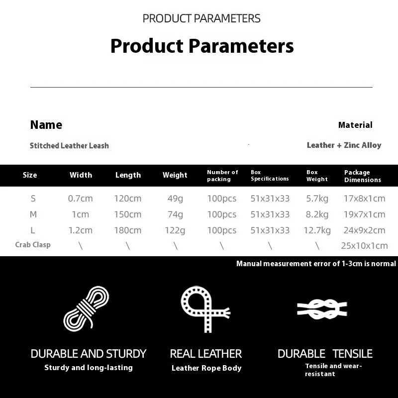 2025 New Top Grain Leather Dog Leash Genuine Cowhide Traction Rope Durable Pet Tether for Small to Medium Sized Pets C251031