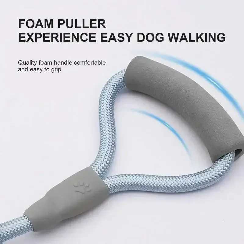 Pet dual head dog walking rope one drag two traction rope anti winding and detachable Leads for Hands Rope for Medium Large Dog C251031