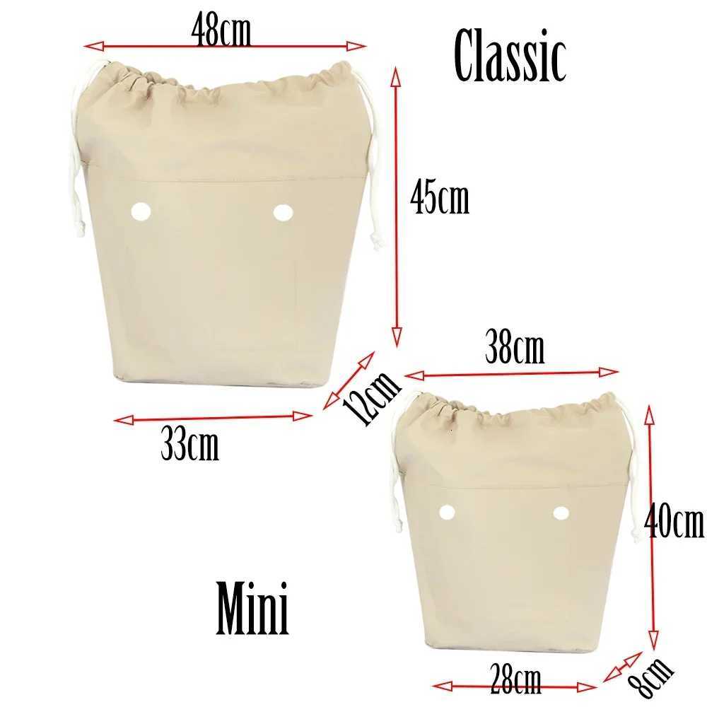 New Large Capacity Insert Inner bag for Big Mini Obag Classic Mini Drawstring Colorful Inner Microfiber Fabric for O Bag W251031
