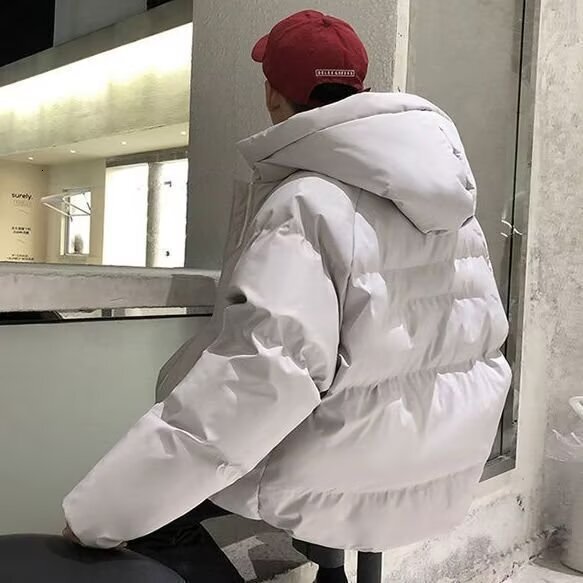 Men's Cotton Designer Jacket Jacket Winter Coat Korean Style Loose Puffer Jacket Winter Clothing Student Cotton Jacket Men's Trendy Thickene